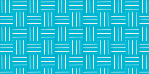Seamless weave pattern geometric fabric vintage textile illustration.	