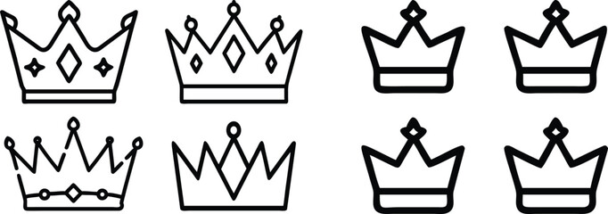 Vector icons set for web design and business with various symbols and shapes like arrows, buttons, and envelopes