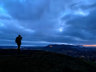 Fototapeta premium The Rock Top of Edinburgh's Arthur's Seat
