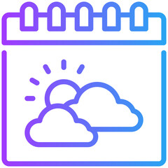 Calendar icon for weather, business, website, application, printing, document, poster design, etc