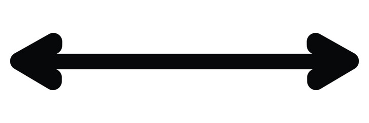 black Long arrows icon set. Vector set of trendy long arrows  in flat style. Replaceable vector design.black double arrow logo concept. black Set of double arrow icons.EPS10