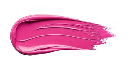 Pink Lip Gloss Swatch On Black