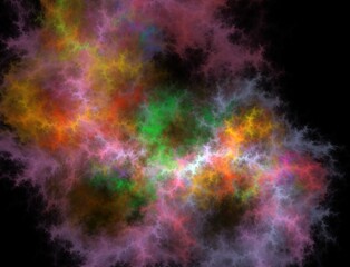 Imaginatory fractal abstract background Image