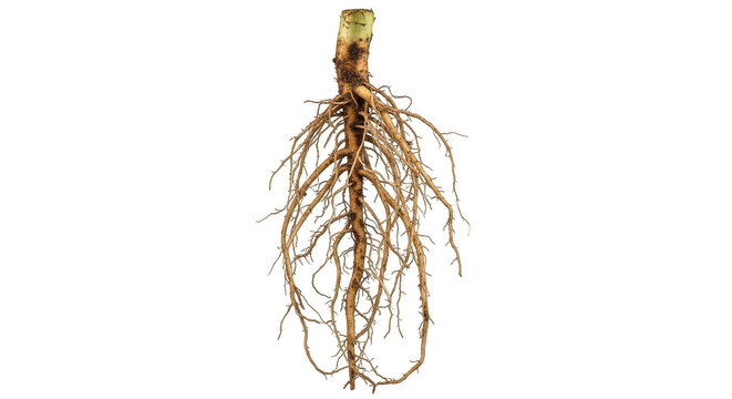 Plant Roots System Closeup