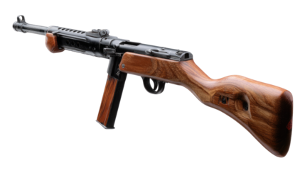 Vintage Firearm on Display: A detailed view of a vintage firearm, showcasing its intricate design, materials, and historical significance. A symbol of both power and historical artifacts.