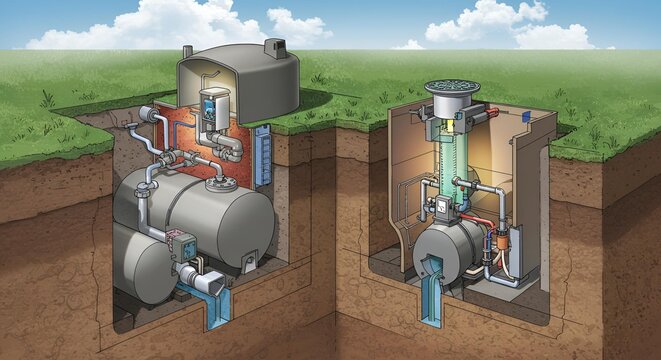 Underground Liquid Storage Tank System