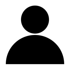 A clean and minimal profile icon representing a user or account