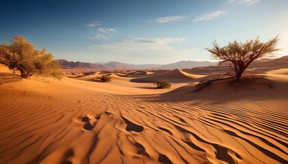 natural desert landscape scene, AI generated