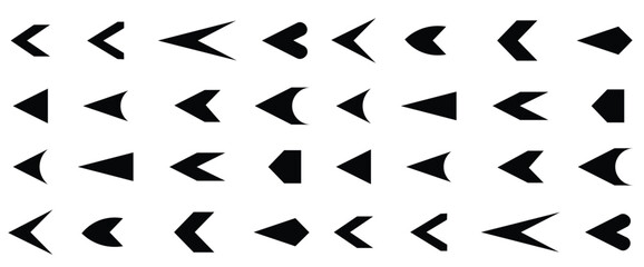 Illustration vector graphic of arrows , direction, bullet set. Good for symbol or icon