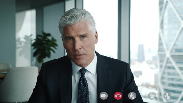 businessman looking at the camera 