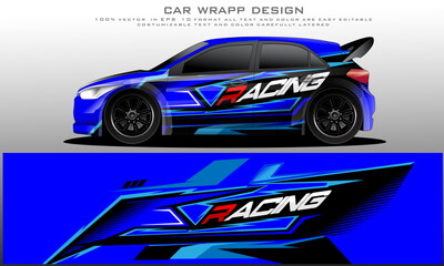 car livery graphic vector. abstract grunge background design for vehicle vinyl wrap and car branding
