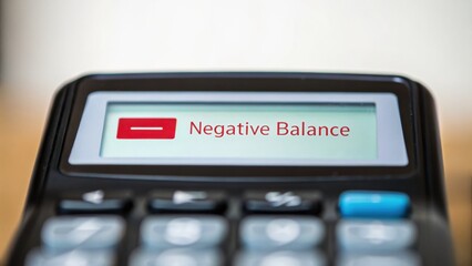 Obraz premium financial+burden Calculator display showing 