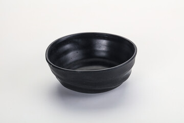 Empty clean color bowl dishware