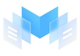 3D Box Rectangle Glassmorphism UI Icon Sign and Symbol Design Illustrator Png Svg	
