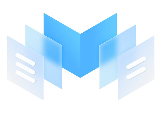 3D Box Rectangle Glassmorphism UI Icon Sign and Symbol Design Illustrator Png Svg	
