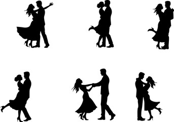 Elegant Female Silhouette Profile Bundle