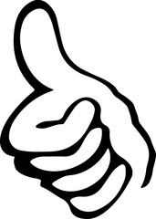 Hand-Drawn Thumbs Up