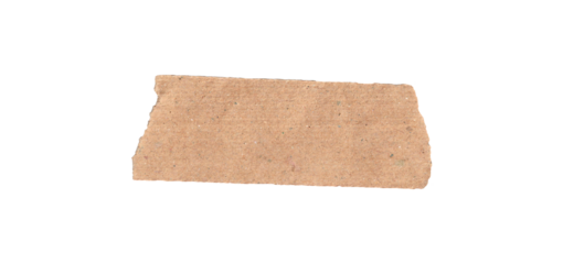 Vintage brown Torn Paper on a Transparent Background, Adhesive paper tape isolated on a white background	
