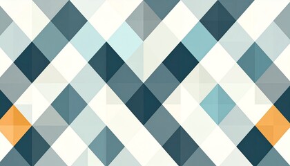 Modern geometric wallpaper with a seamless pattern of abstract triangle and square shapes, clean and minimalistic style, isometric perspective
