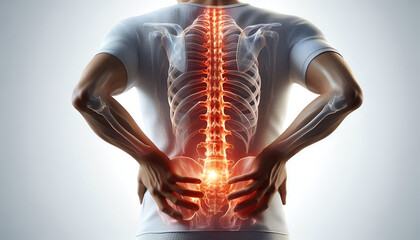 x ray of a human spine