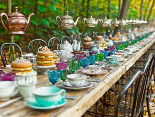 Fototapeta premium Tables & Gatherings: Dinners, Picnics, and More