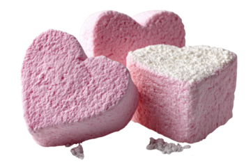 Sweet Valentine Marshmallow Hearts Pink Treats Candy Love Gourmet Food Heart Shaped Valentine s Day