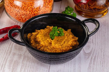 Indian cuisine - Lentil vegan dal