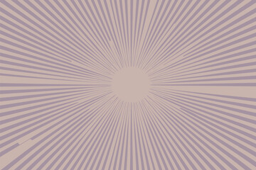 Fototapeta premium Radial lines emanating from a central point in shades of lavender and light beige creating a starburst effect