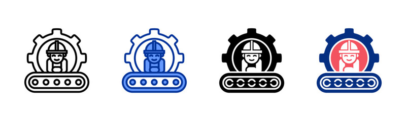 Pilot Production icon sheet multiple style collection