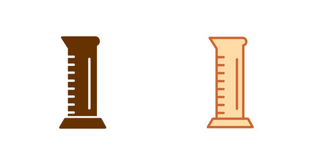 Graduated Cylinder Vector Icon
