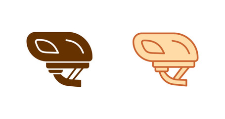 Smart Bike Helmet Vector Icon