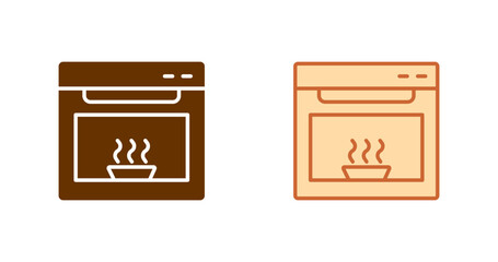 Smart Oven Vector Icon
