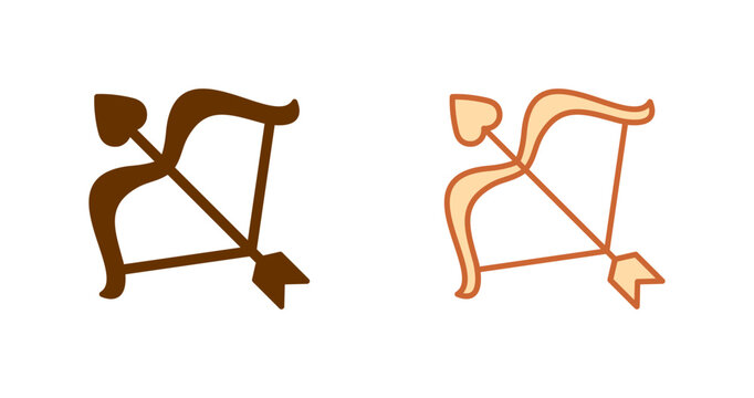 Cupid bow Vector Icon