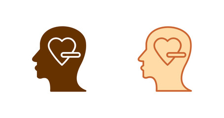 Negative Love Vector Icon