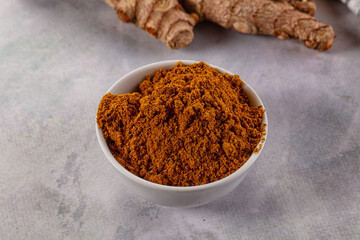 Indian spices - Curry powder heap