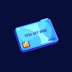 Credit card vector icon illustration
