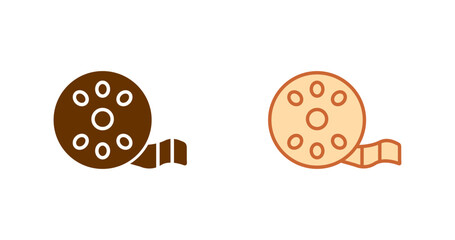 Fototapeta premium Movie Reel Vector Icon