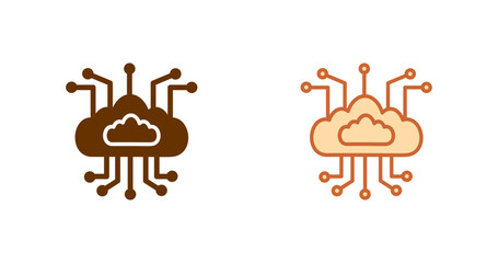 Cloud Computing Vector Icon