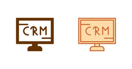 CRM Analytics Vector Icon