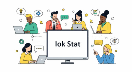 Engaged diverse team collaborating on data insights, driving business growth with modern technology, brainstorming solutions and sharing ideas