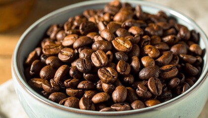 Fototapeta premium coffee beans in a cup