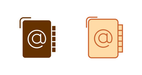 Address Book Vector Icon
