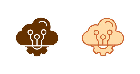 Cloud Infrastructure Vector Icon