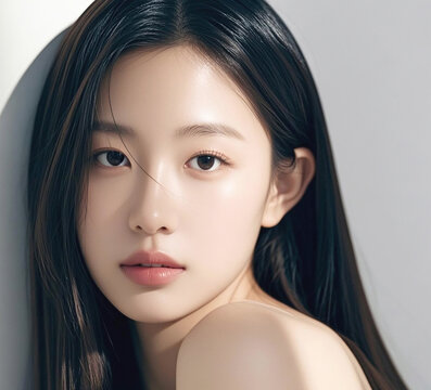 청순한 한국 여성의 클로즈업 포트레이트, Natural Beauty Portraits of Korean Women