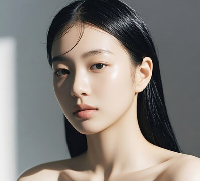 청순한 한국 여성의 클로즈업 포트레이트, Natural Beauty Portraits of Korean Women