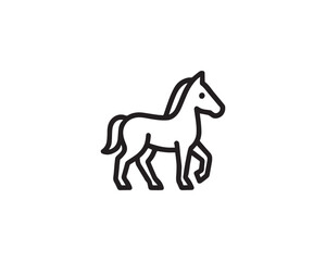 Horse icon vector design illustration.