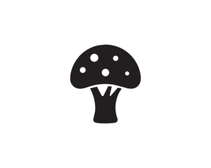 Mushroom icon vector design illustration