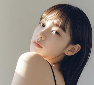 청순한 한국 여성의 클로즈업 포트레이트, Natural Beauty Portraits of Korean Women