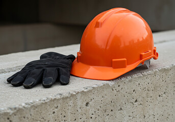 Close-up view of a worker's hands assembling metal beams with tools.