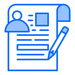 Obraz premium Scriptwriter Icon